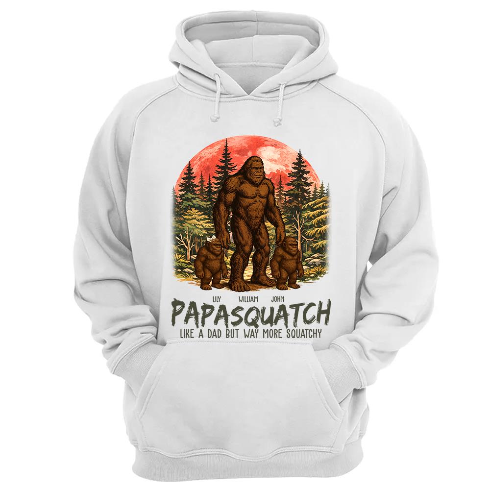 Custom Papasquatch, Like A Grandpa, Just Way More Squatchy Vintage Shirt Nh00