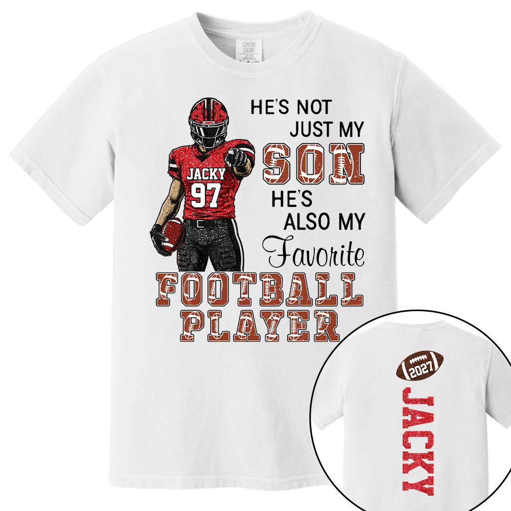 Custom Player Football Shirt, , Football Mom, High School L0411 T24