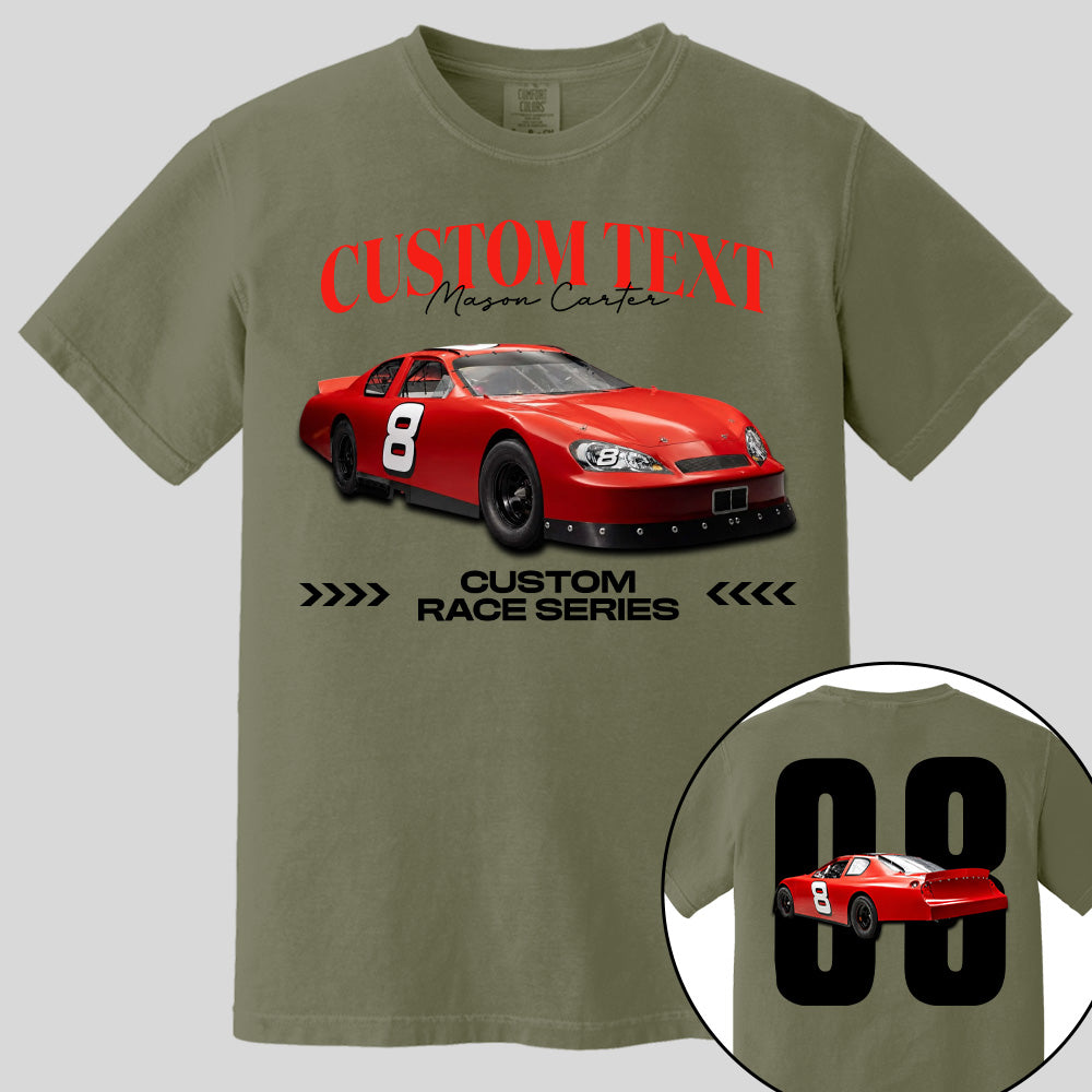 Custom Photo Race Car Shirt - Personalized Shirt For Racing Fan A2110 Pt99