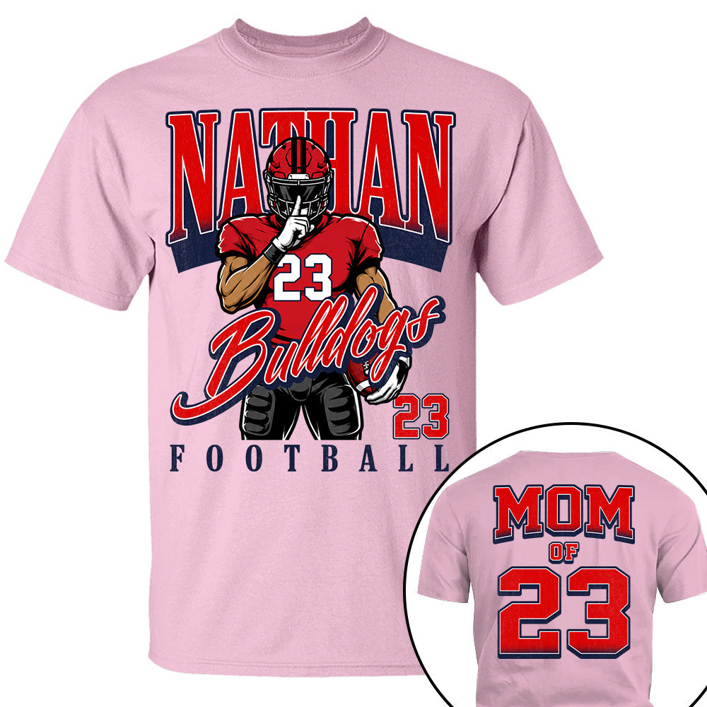 Custom Name Number Football, Retro Football Shirt L0411 T24