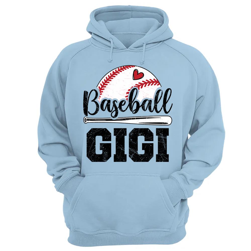 Personalized Baseball Gigi, Baseball Grandma Shirt For Grandma Hv01