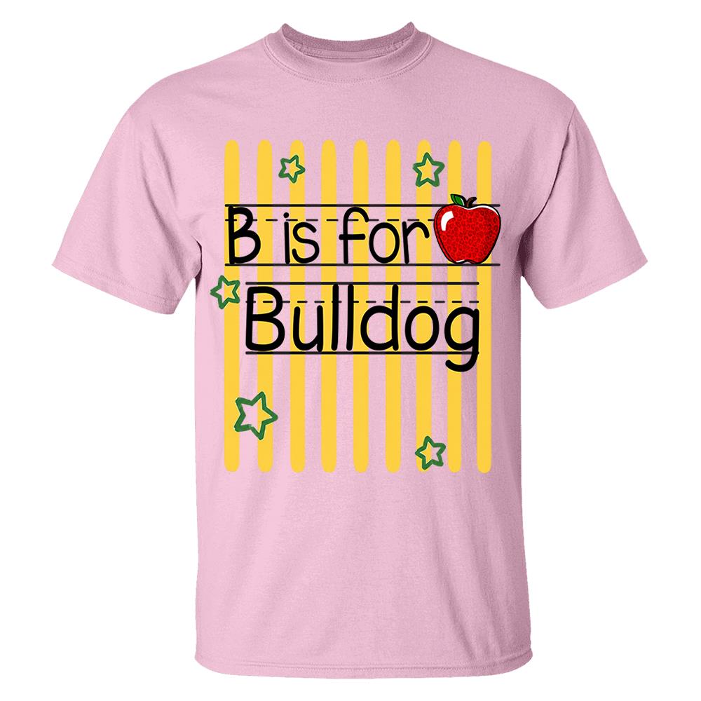 Personalized Retro Stripe School Mascot Custom Apple Name Teacher T-Shirt, Custom Gifts For Teacher Nh00