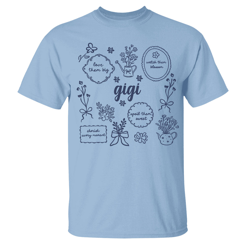 Personalized Nana Shirt, Custom Grandma Sweatshirt, Floral Nana Gift, Gift for Grandma, Mother's Day Gift Li29