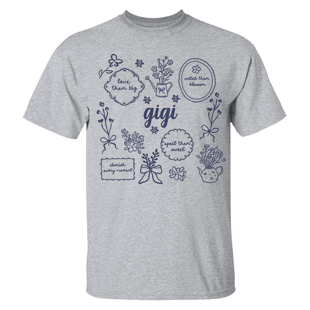 Personalized Nana Shirt, Custom Grandma Sweatshirt, Floral Nana Gift, Gift for Grandma, Mother's Day Gift Li29