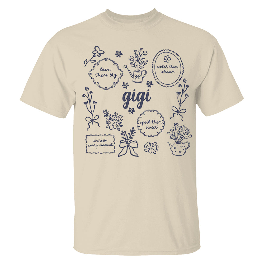 Personalized Nana Shirt, Custom Grandma Sweatshirt, Floral Nana Gift, Gift for Grandma, Mother's Day Gift Li29