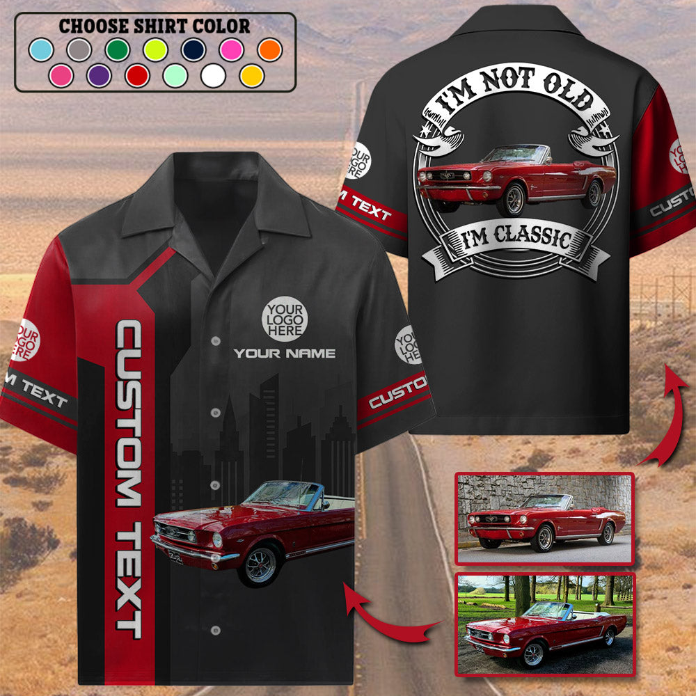 This Is How I Roll - Custom Photo Classic Car Shirt - Personalized Name Car Shirt New A2110 Pt99