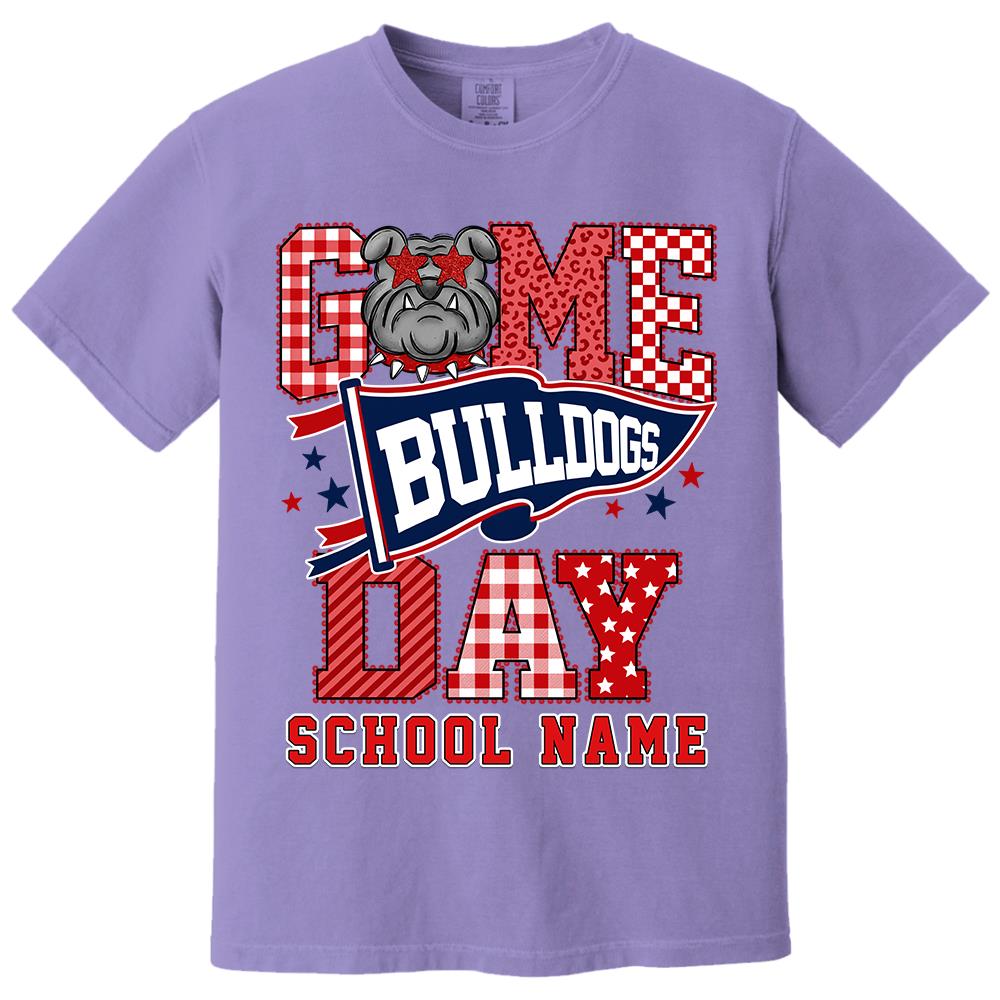 Custom School Mascot Game Day Shirt , School Spirit L0411 Hv01