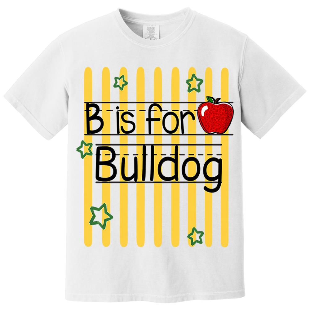 Personalized Retro Stripe School Mascot Custom Apple Name Teacher T-Shirt, Custom Gifts For Teacher Nh00