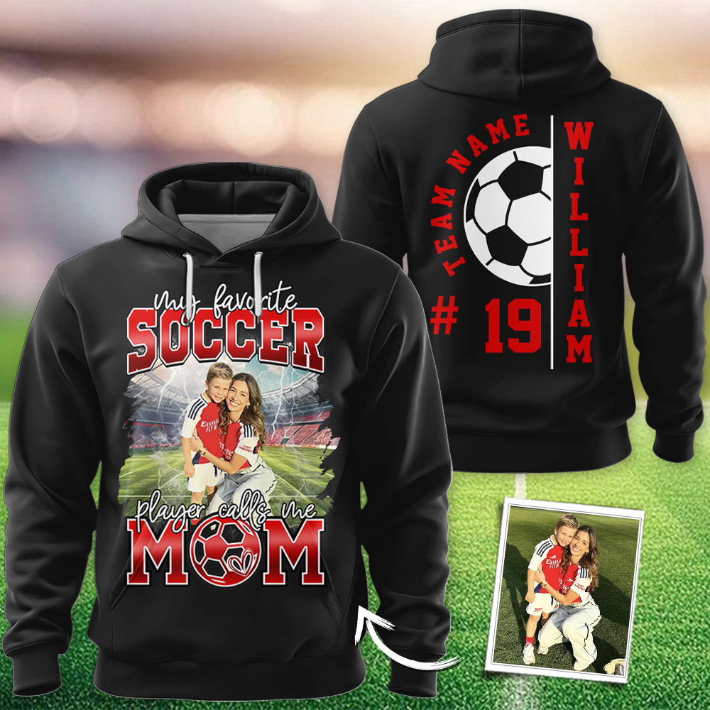 My Favorite Soccer Player Calls Me Mom Personalized Soccer Shirt Gift Soccer Mom Soccer Dad Game Day Na02