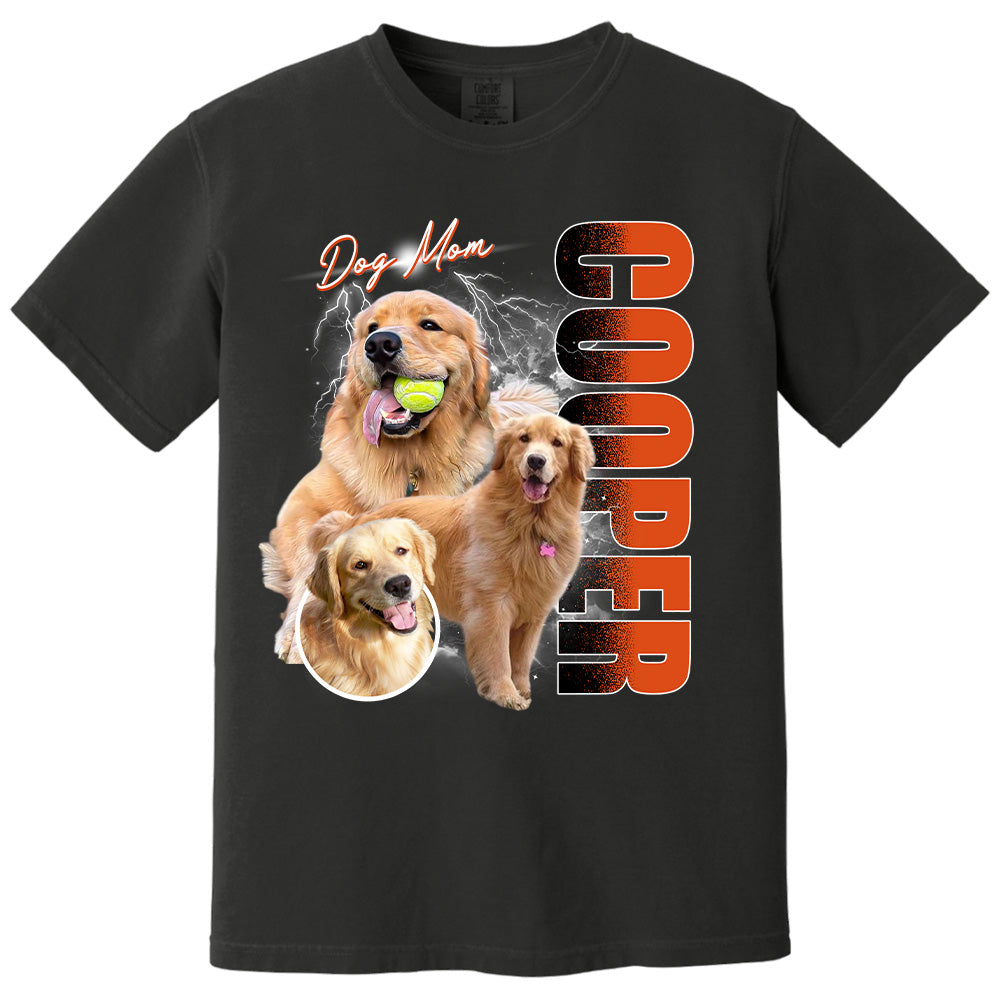 Custom Photo Dog Shirt - Personalized Dog Bootleg Shirt A2110