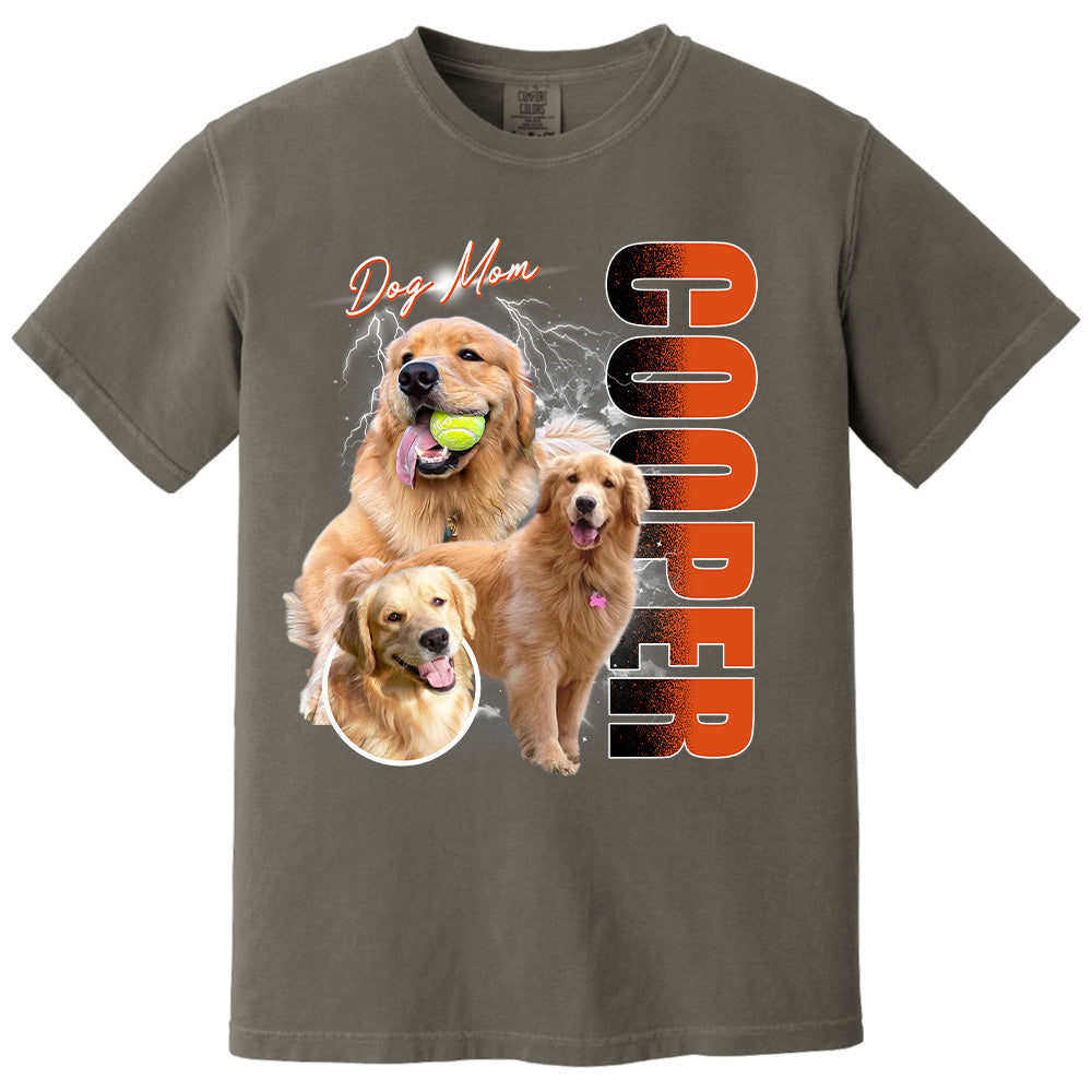 Custom Photo Dog Shirt - Personalized Dog Bootleg Shirt A2110