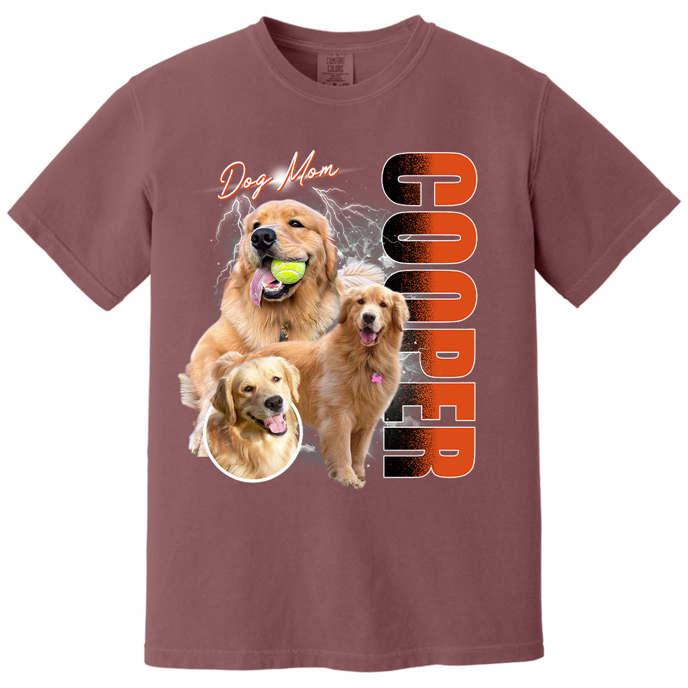 Custom Photo Dog Shirt - Personalized Dog Bootleg Shirt A2110
