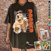 Custom Photo Dog Shirt - Personalized Dog Bootleg Shirt A2110