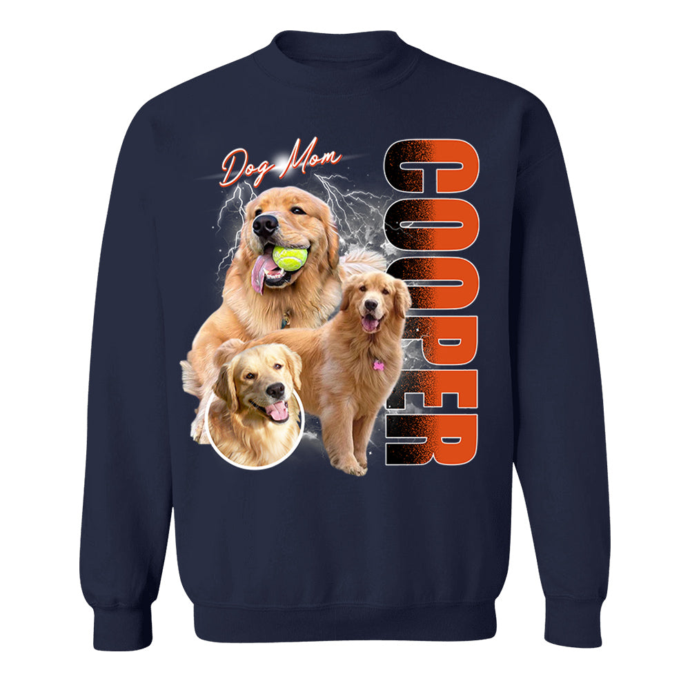 Custom Photo Dog Shirt - Personalized Dog Bootleg Shirt A2110