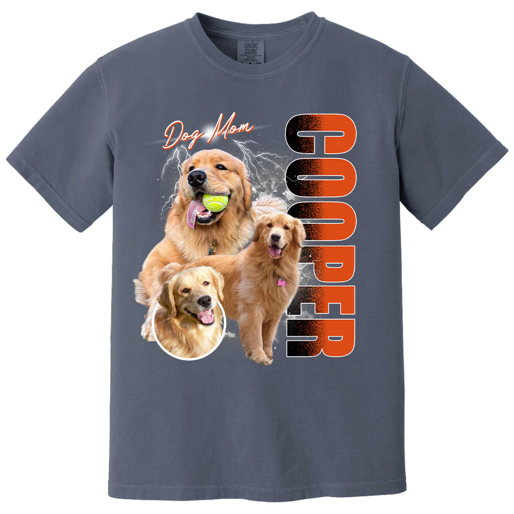 Custom Photo Dog Shirt - Personalized Dog Bootleg Shirt A2110