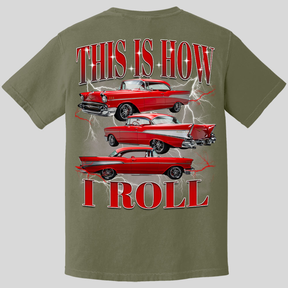 This Is How I Roll - Custom Car Photo Vintage T-Shirts - Gift For Car Lovers A2110 Pt99