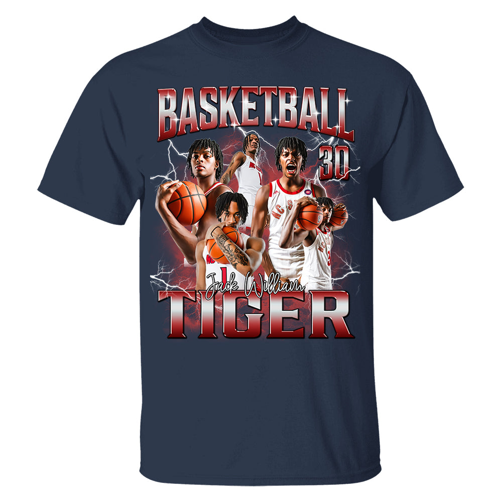 Personalized Basketball Game Day Shirt - Custom Photo And Team Name A2110 Pt99