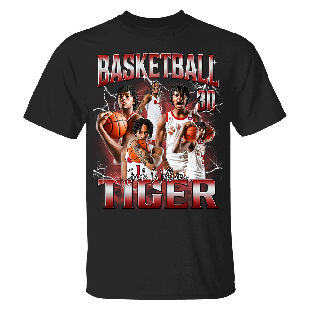 Personalized Basketball Game Day Shirt - Custom Photo And Team Name A2110 Pt99