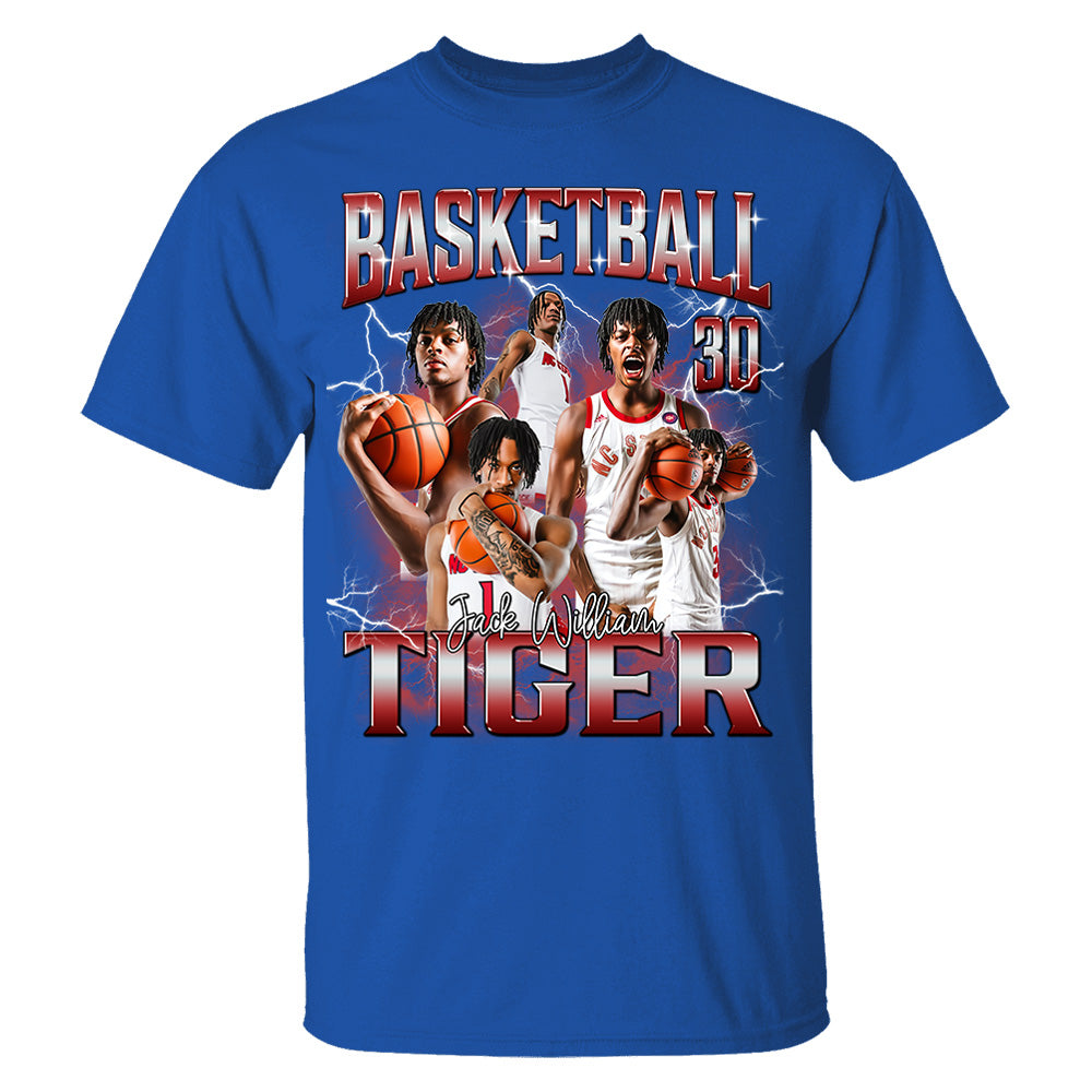 Personalized Basketball Game Day Shirt - Custom Photo And Team Name A2110 Pt99