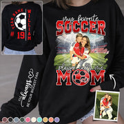 My Favorite Soccer Player Calls Me Mom Personalized Soccer Shirt Gift Soccer Mom Soccer Dad Game Day Na02