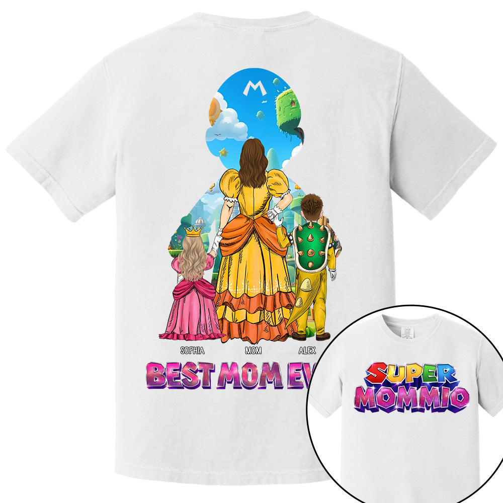 Personalized Best Mom Ever Shirt, Gift For Mommio,  Mother's Day L0411