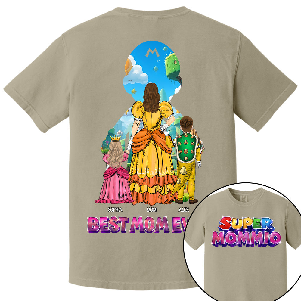 Personalized Best Mom Ever Shirt, Gift For Mommio,  Mother's Day L0411