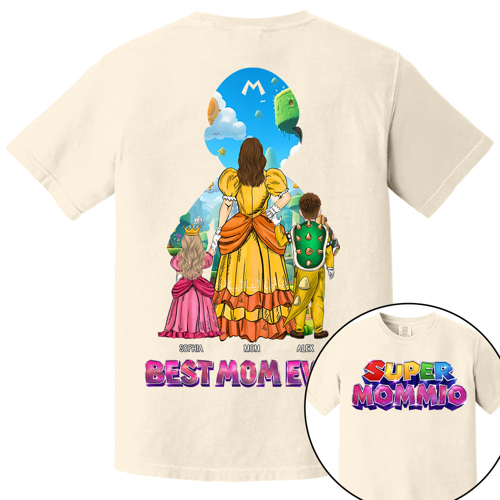 Personalized Best Mom Ever Shirt, Gift For Mommio,  Mother's Day L0411