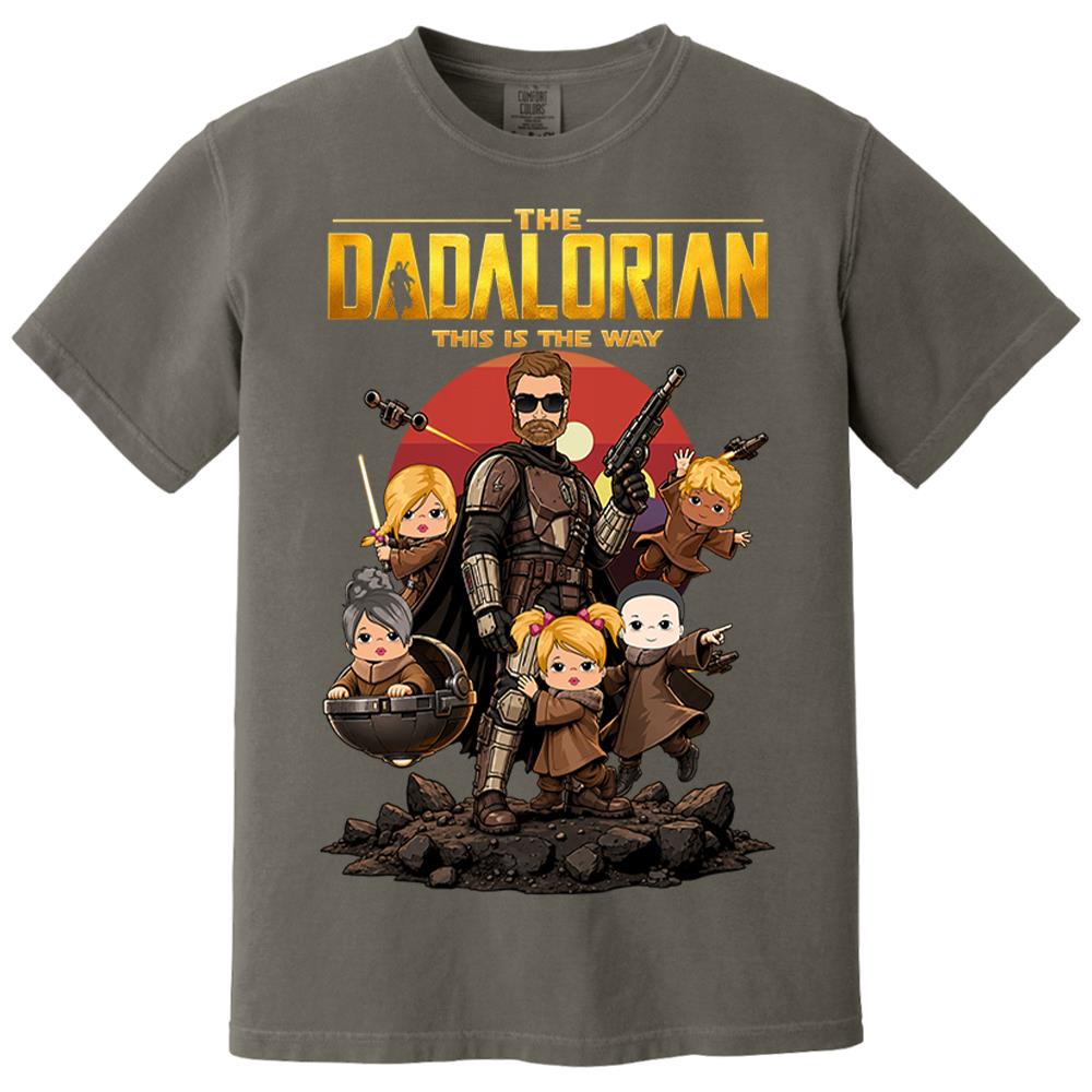 The Dadalorian This Is The Way Shirt Personalized Gift For Dad Nh00