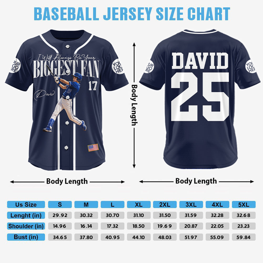 Personalized Baseball Jersey – My Heart Is On That Field - Custom Photo Baseball Player Shirt - Gift For Baseball Lover T1807 Pt99