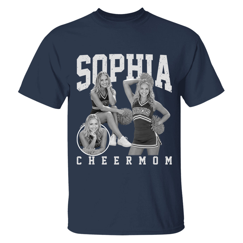 Cheerleading Lover - Personalized Vintage Washed Tee for Cheerleader Moms & Families Na02 VH01