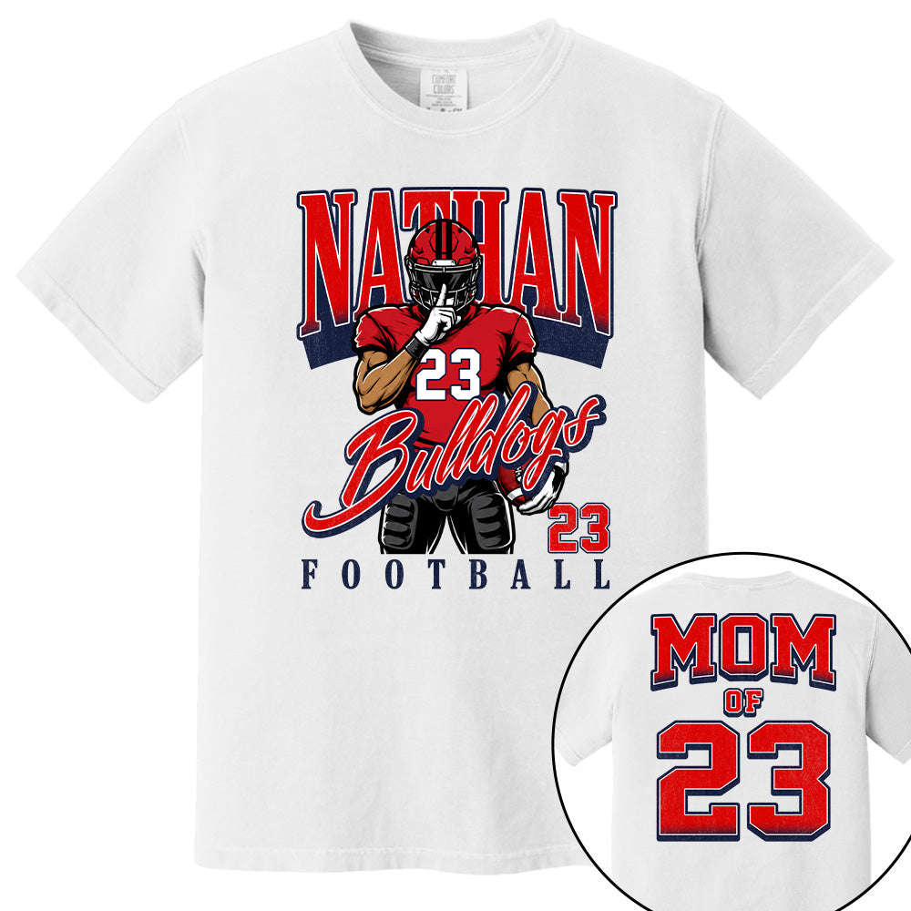 Custom Name Number Football, Retro Football Shirt L0411 T24