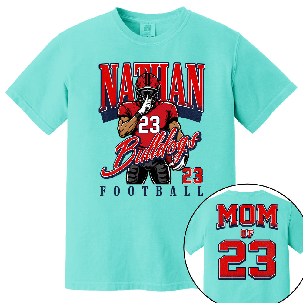 Custom Name Number Football, Retro Football Shirt L0411 T24