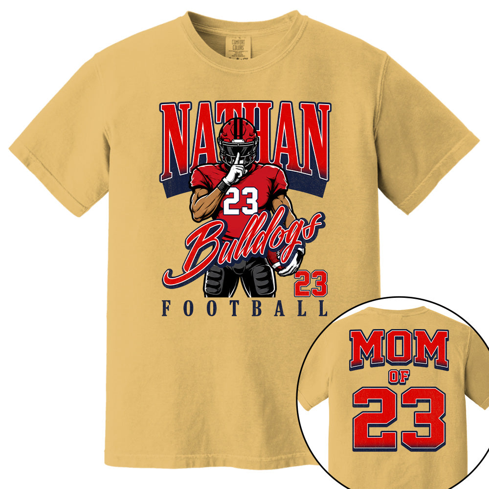 Custom Name Number Football, Retro Football Shirt L0411 T24