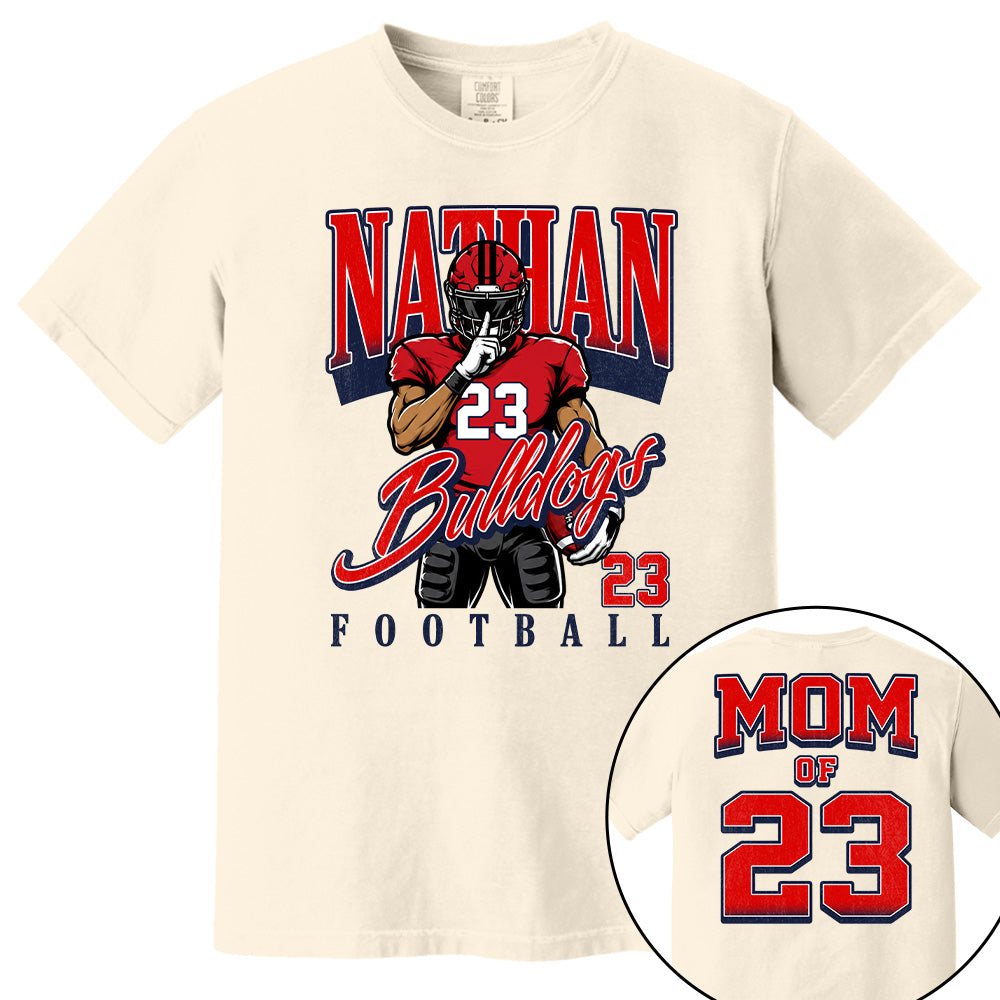 Custom Name Number Football, Retro Football Shirt L0411 T24
