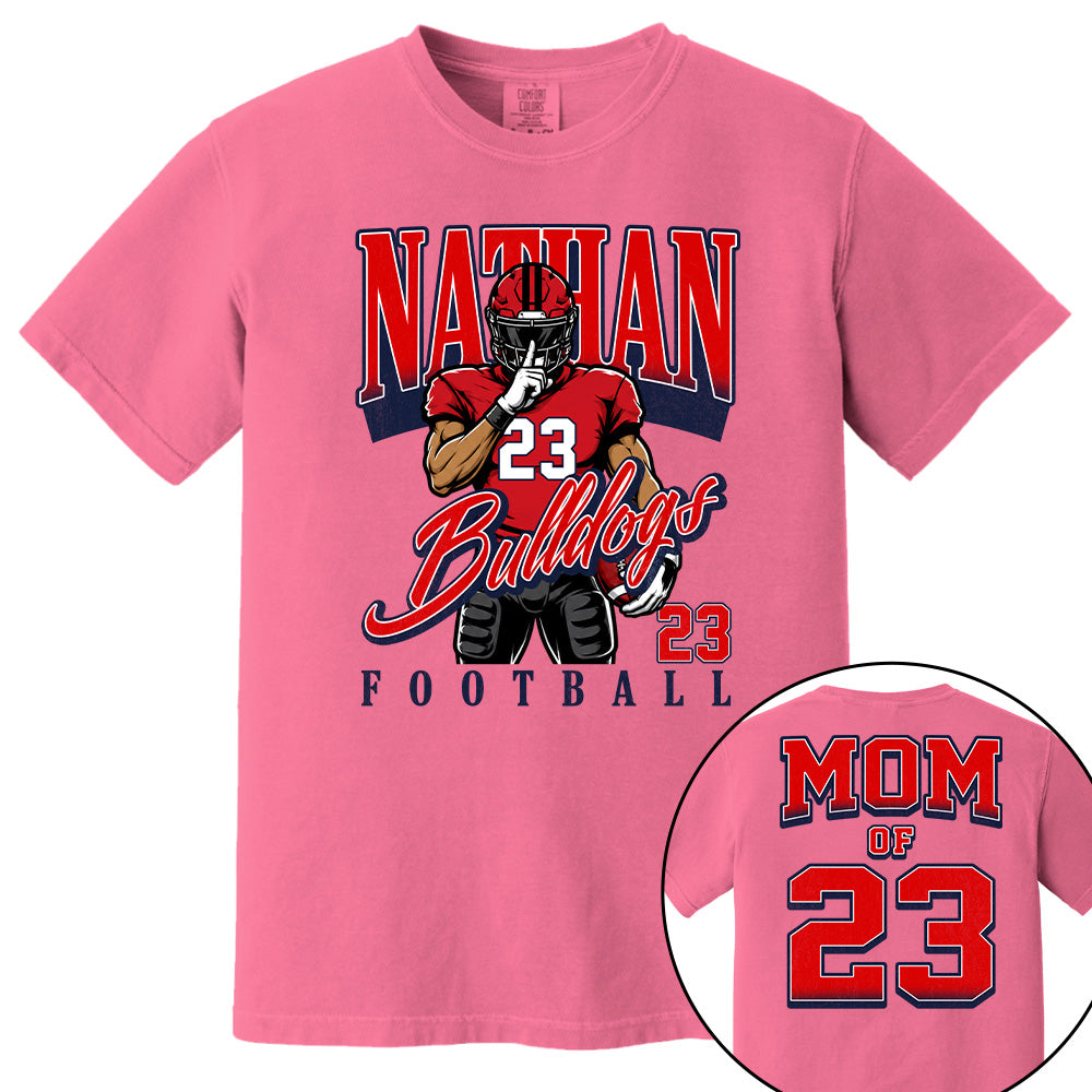 Custom Name Number Football, Retro Football Shirt L0411 T24