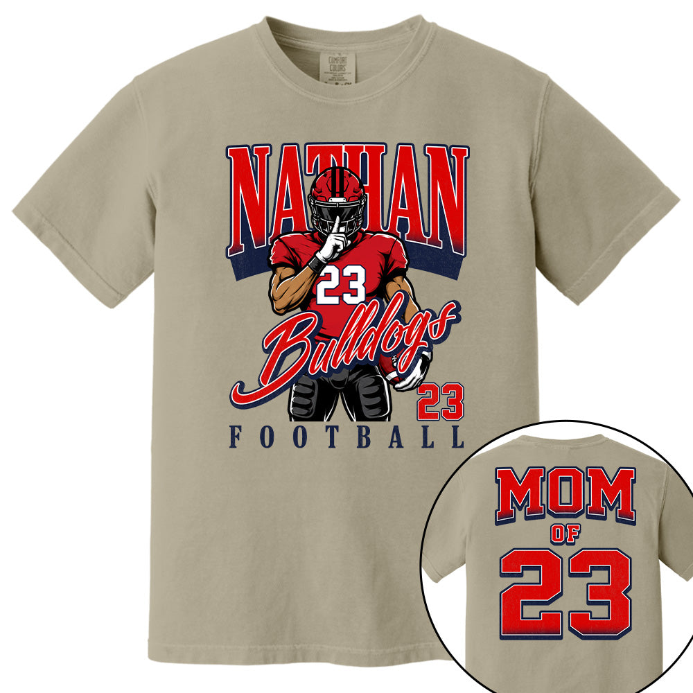 Custom Name Number Football, Retro Football Shirt L0411 T24