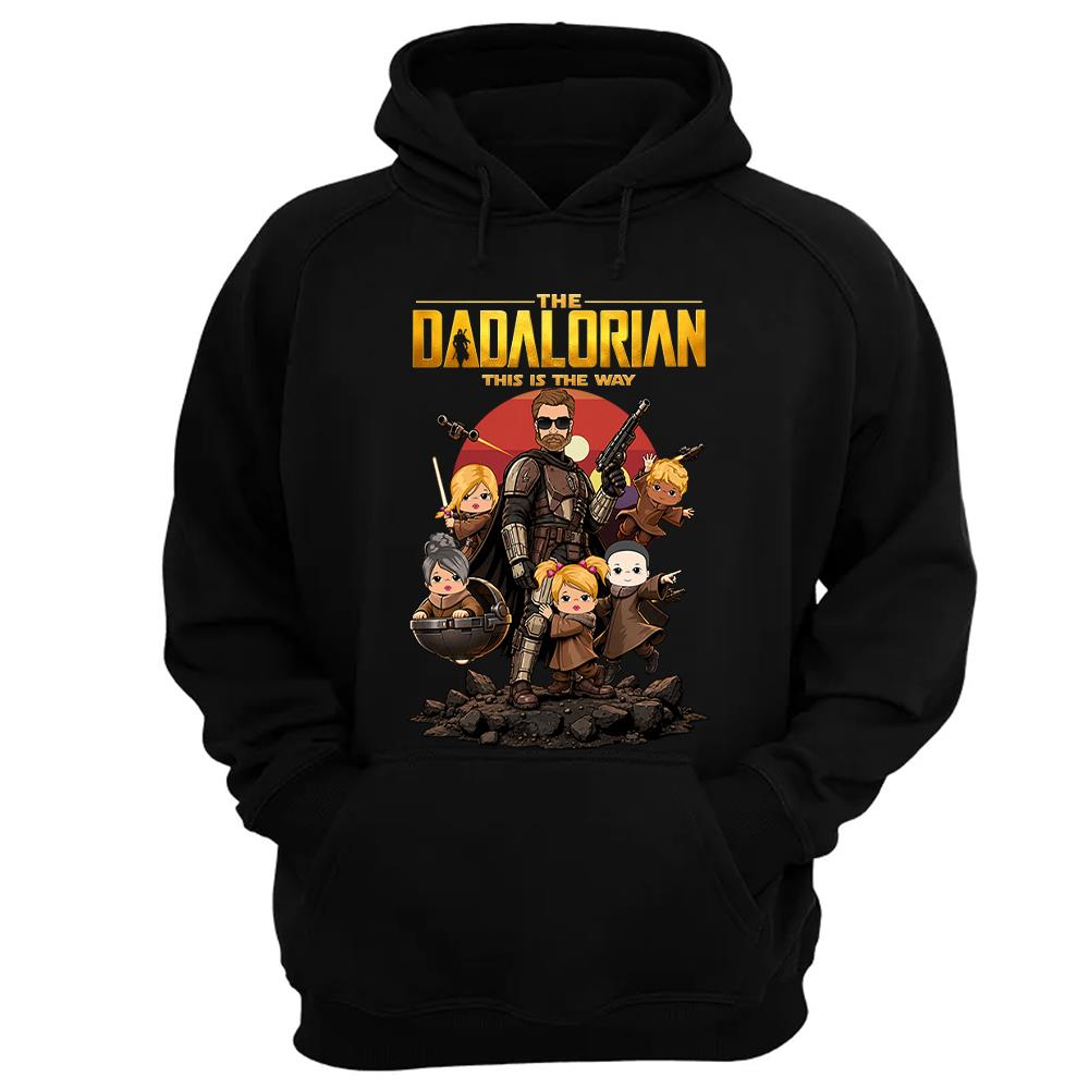 The Dadalorian This Is The Way Shirt Personalized Gift For Dad Nh00