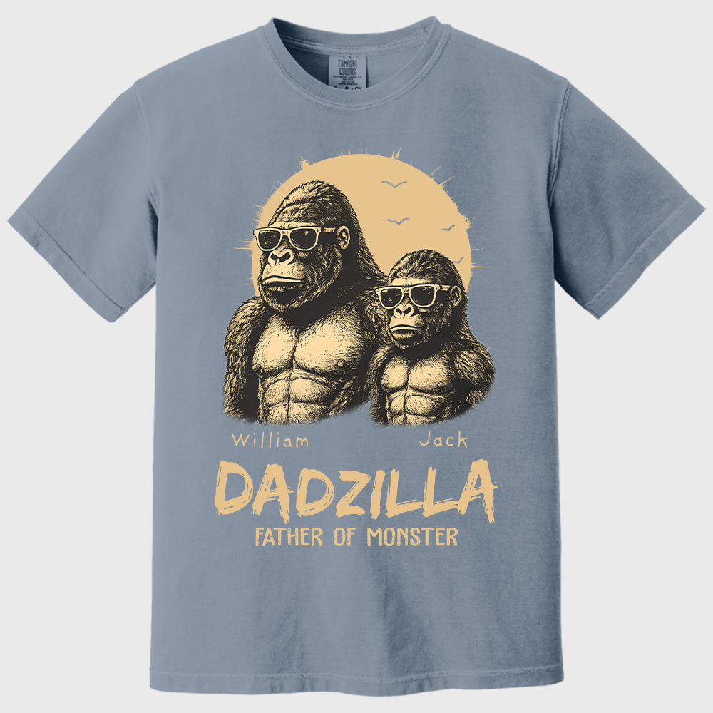 Custom Dadzilla Father Of Monster Shirt Father Day Gifts For Dad L0411 Pt99