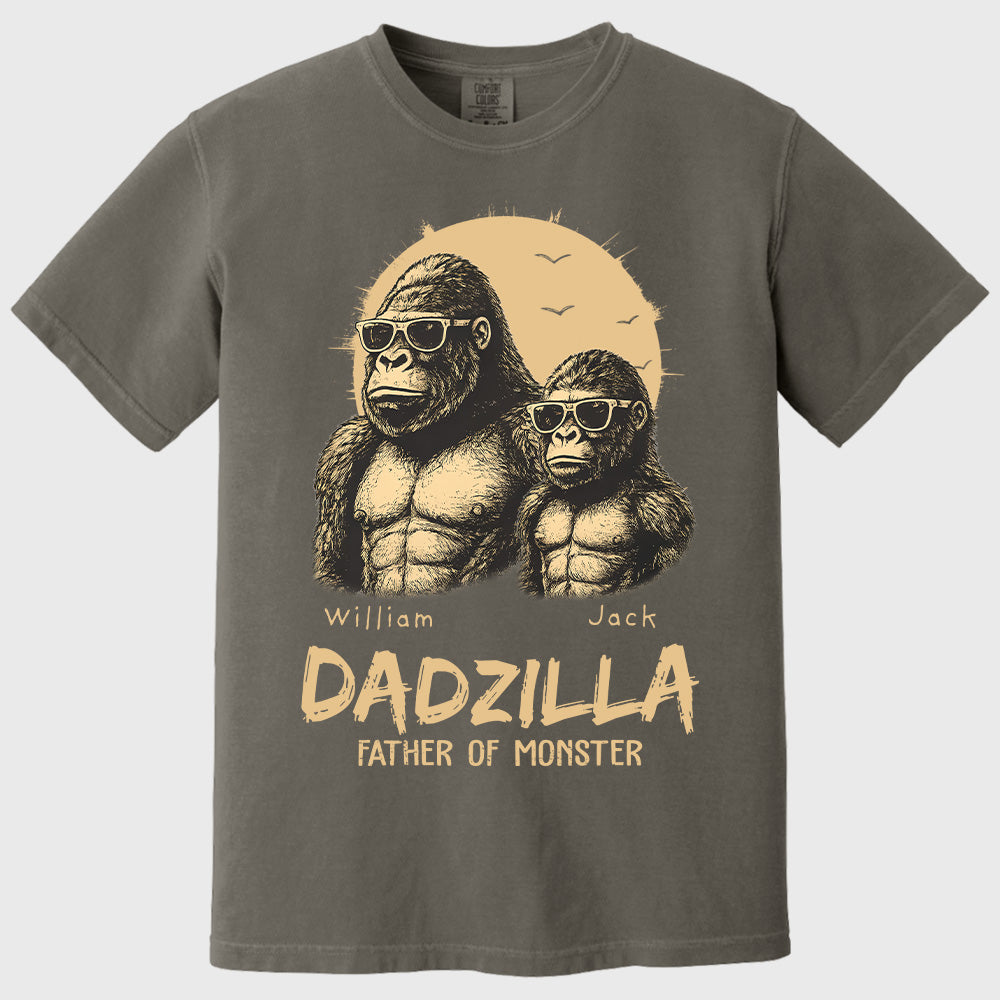 Custom Dadzilla Father Of Monster Shirt Father Day Gifts For Dad L0411 Pt99