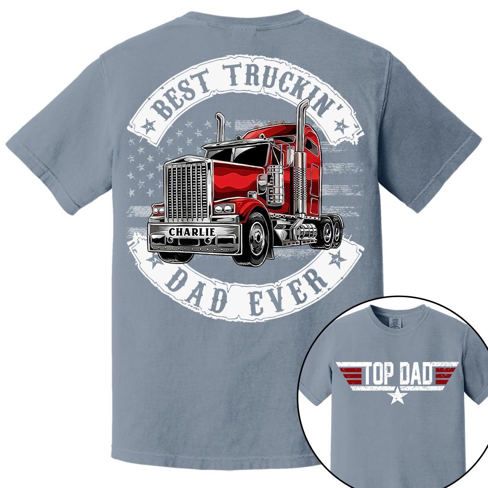 America Driver Dad Custom Shirt, Gift For Dad, Grandpa L0411 Hv01