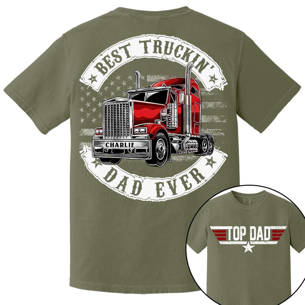 America Driver Dad Custom Shirt, Gift For Dad, Grandpa L0411 Hv01