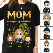 Mom Manager Of Mischief Customized Shirt, Gift For Mother's Day L0411