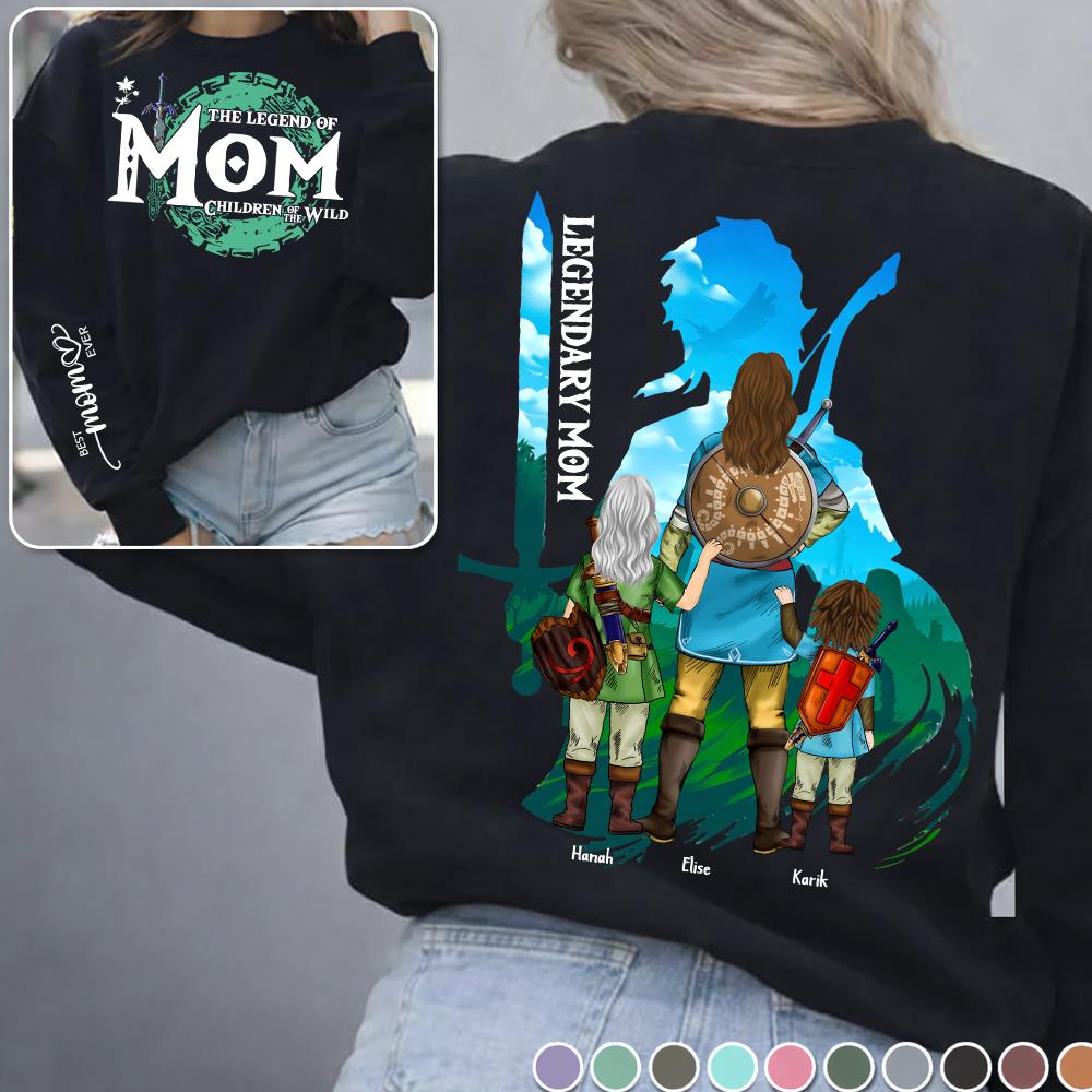 Personalized The Legend Of Mom Children Of The Wild - Best Mom Ever Shirt - Gift For Mother's Day 2026 T1807 Nh00