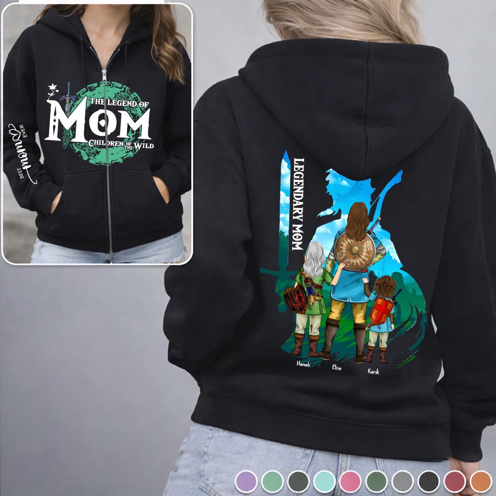 Personalized The Legend Of Mom Children Of The Wild - Best Mom Ever Shirt - Gift For Mother's Day 2026 T1807 Nh00