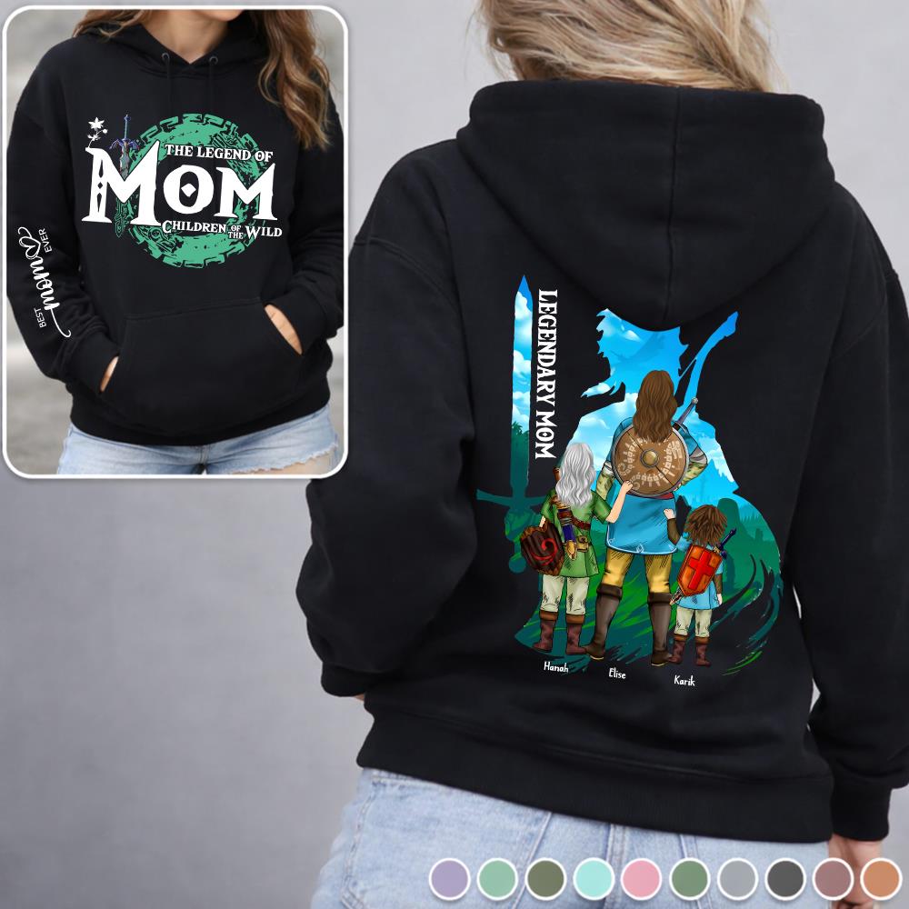 Personalized The Legend Of Mom Children Of The Wild - Best Mom Ever Shirt - Gift For Mother's Day 2026 T1807 Nh00