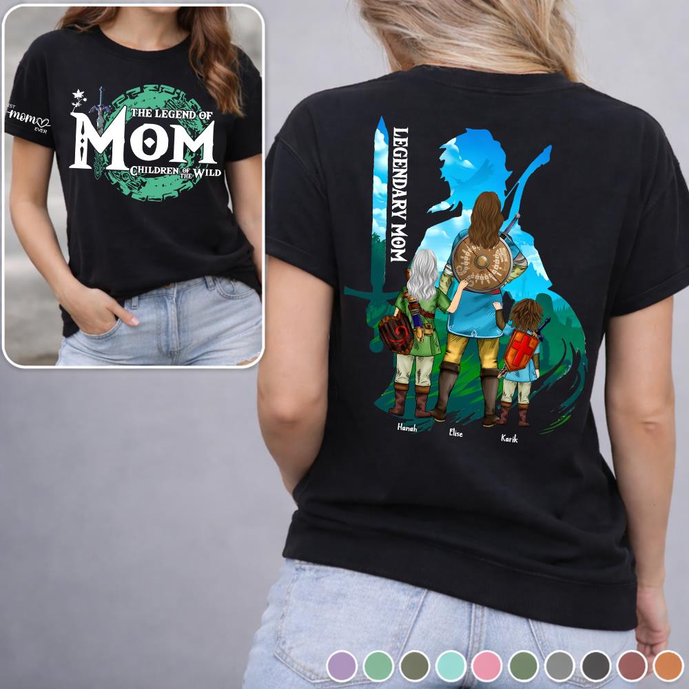 Personalized The Legend Of Mom Children Of The Wild - Best Mom Ever Shirt - Gift For Mother's Day 2026 T1807 Nh00