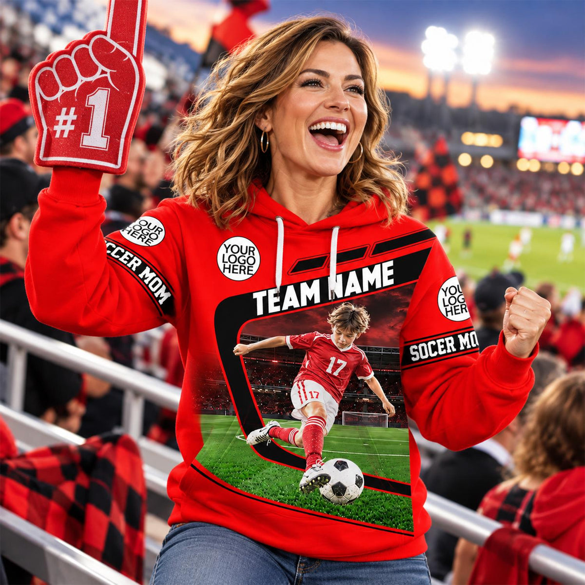 Personalized All Over Print Shirt Soccer - Gift For Soccer Lovers NA04 Hv01