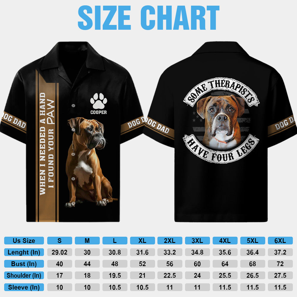 Some Therapists Have Four Legs, Personalized Shirt Custom Photo Gift For Dog Lovers T1807