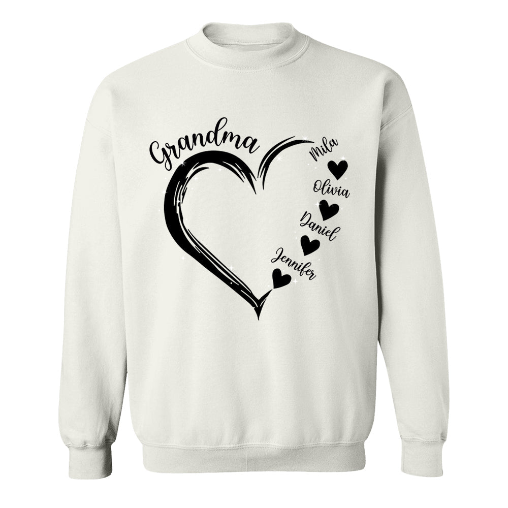 Grandma and Grandkids Hearts, Best Gift Birthday, New Mom Gift Shirt