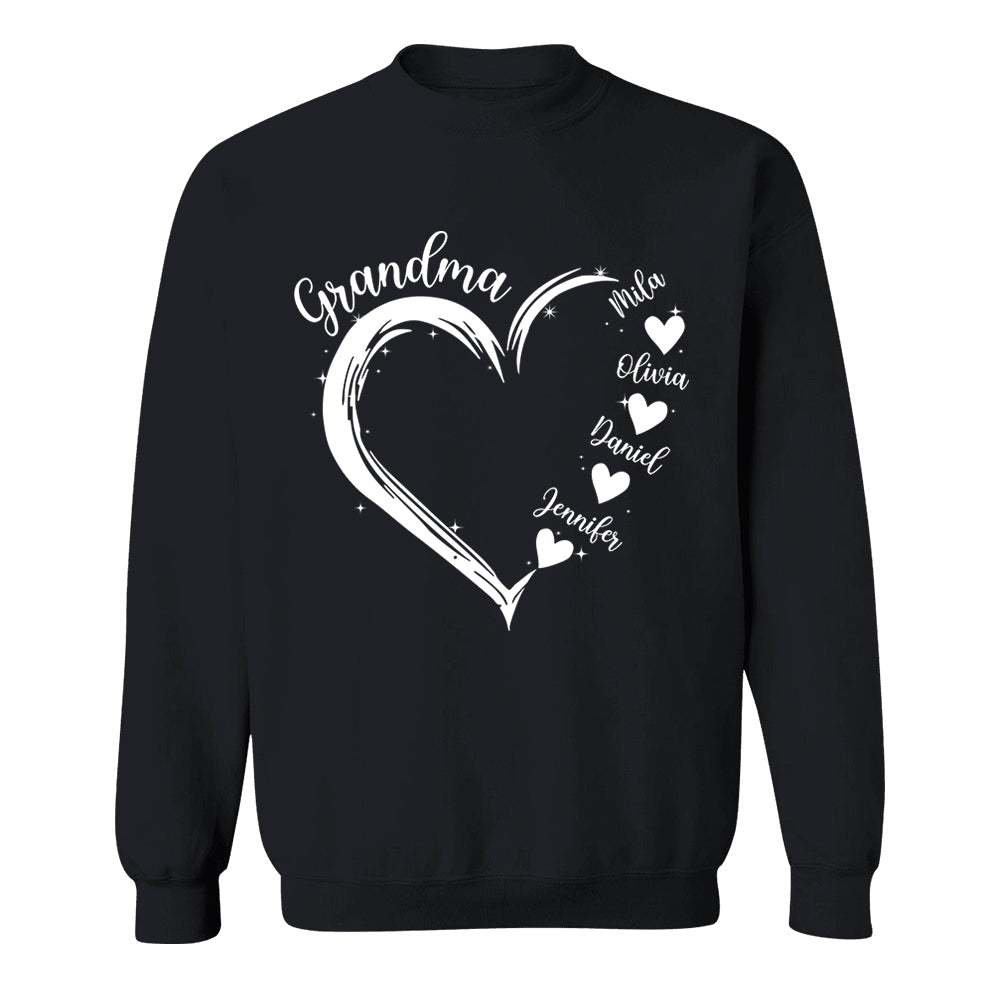 Grandma and Grandkids Hearts, Best Gift Birthday, New Mom Gift Shirt